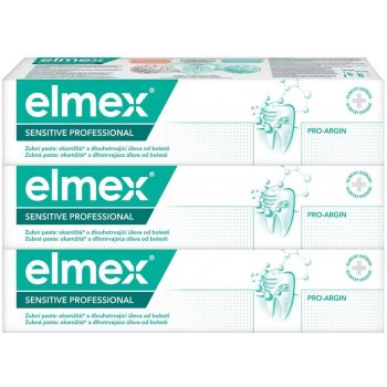 Elmex Sensitive Professional zubní pasta 3 x 75 ml