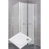 ARTTEC Sprchový kút COMFORT A 12 z číreho skla 80 x 80 x 198 cm s vaňou z mramoru LINEA PAN04672