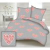 Didatex RED LOVE bavlnené obliečky DeLuxe Obsah balenia: Štandardný rozmer 1x 140x200 + 1x 70x90