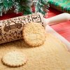 Goody Woody Embosovaný valček na cesto Holly Jolly – malý
