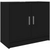 Skrinka pod umývadlo, čierna, 63x29x55 cm
