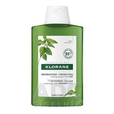 KLORANE SHAMPOOING à l'Ortie BIO šampón s bio žihľavou, mastné vlasy 400 ml