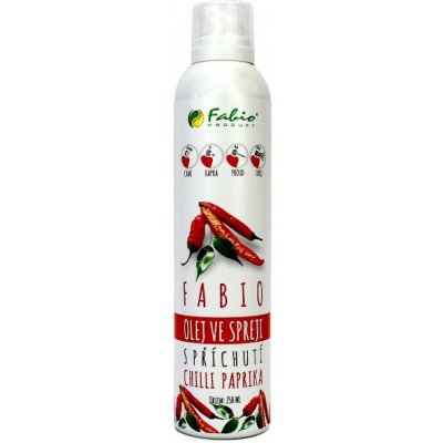 Fabio Produkt Repkový olej s chilli príchuťou 250 ml