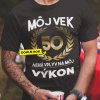 Tričko s potlačou MÔJ VEK Dámsky Čierna 3XL