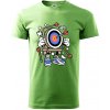Lukostreľba komiks - Klasické pánske tričko vyššej gramáže - 3XL ( Trávová zelená )