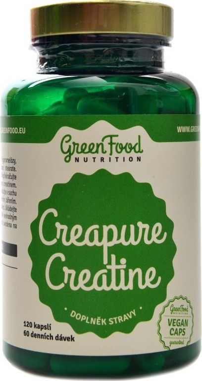 GreenFood Pure Creatine 120 kapsúl