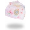 LITTLE ANGEL Čiapka podšitá Outlast® 5 | 49-53 cm sv.ružová kvety/ružová baby