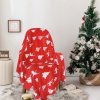 TiaHome Vianočná deka Christmas red 150x200