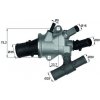 Termostat, chladivo MAHLE TI 168 88