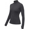 SENSOR MERINO BOLD dámske tričko dl.rukáv roll neck anthracite gray Veľkosť: L dámske tričko