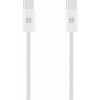 OBAL:ME Super Fast USB-C/USB-C Pletený kabel 100W 1m White