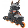 Crivit Detské kolieskové korčule (tmavosivá/oranžová, 33/37) (100400553)