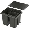 VS ENVI Flex Pro Systém na třídění odpadu KŠ 600 mm, 1×28/2×12,5 l, lávová