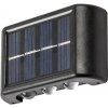 RABALUX 77024 Kangton solárne nástenné svietidlo reflektor LED 1,2W/8lm 3000K IP44 čierna, súmrakový senzor