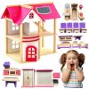 Domček pre bábiky Swede Drevený domček pre bábiky 52,5 cm