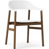 Normann Copenhagen Stolička Herit Armchair – biela/dymový dub
