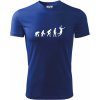 Evolúcia volejbal smeč - Pánske tričko Fantasy športové - 2XL ( Kráľovská modrá )