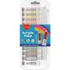 Akrylové farby KEYROAD, 12 x 12 ml, mix farieb