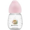 KikkaBoo dojčenská fľaša Savanna Pink 180ml