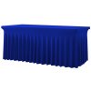 TENTino Elastický poťah SKIRTING na skladací stôl 180-183x76 cm VIAC FARIEB Farba obrusu: MODRÁ / ROYAL BLUE