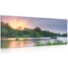 Dreamvido Obraz východ slnka pri rieke Varianta: 120x60