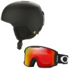 Lyžiarska prilba OAKLEY Mod1 Mips Black FP & Line Miner M Matte Black w/ Prizm Snow Torch Irididum