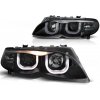 Predné 3D Angel Eyes svetlá BMW E46 01-05 Black