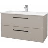 Dreja Umývadlová skrinka GIO SZZ2 100 - N07 Stone / Úchytka T06 / N07 Stone