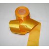 Stuha saténová 50mm oranžová