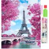 Diamantové maľovanie Eiffelova veža Japonsko 30X40cm