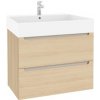 Kúpeľňová skrinka s umývadlom Naturel Stilla 80x60x45 cm dub vincenza mat STILLADV08057U2