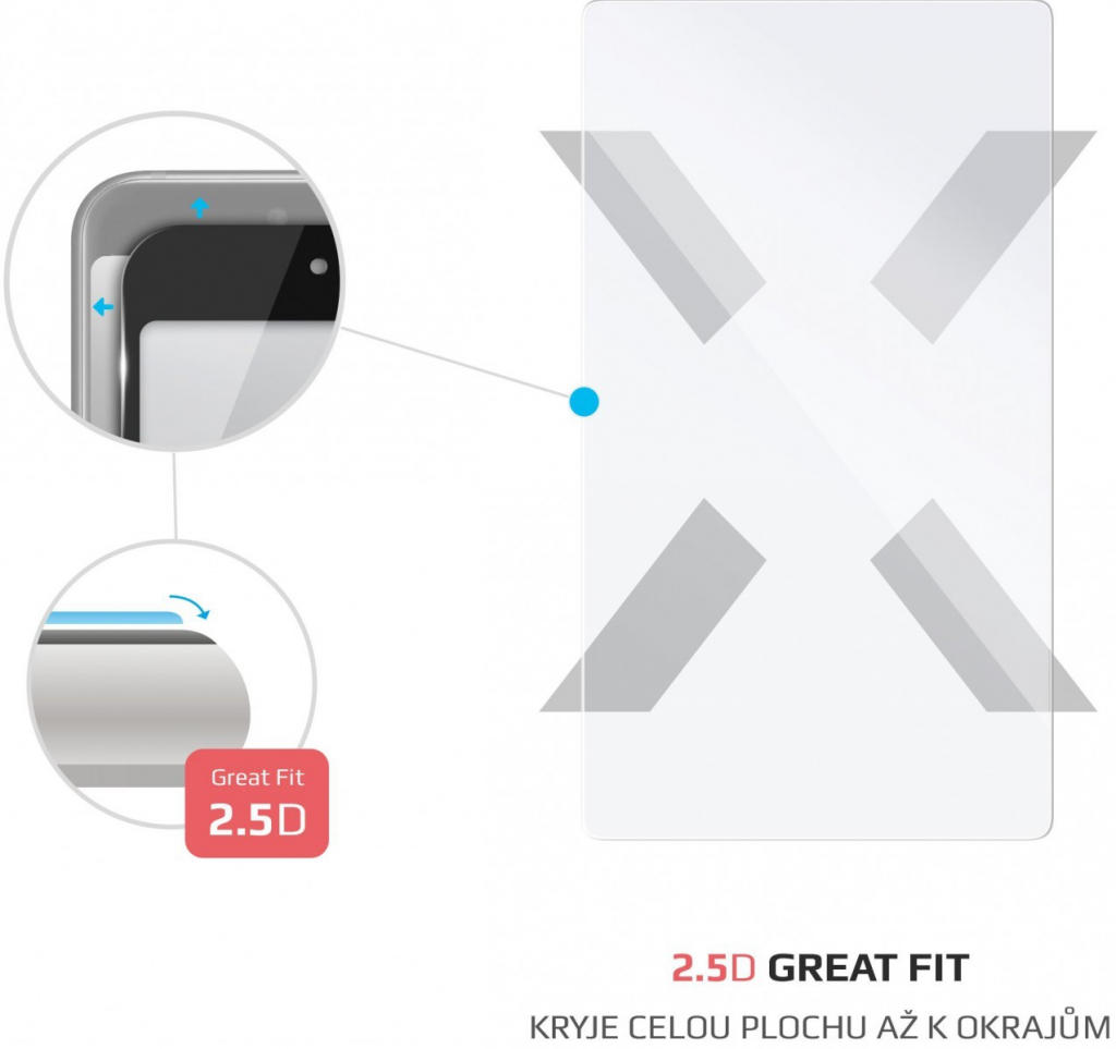 FIXED Ochranné tvrzené sklo Nintendo Switch OLED čirá FIXG-805