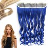 Girlshow Clip in pás vlasov - lokne 55 cm - odtieň Blue