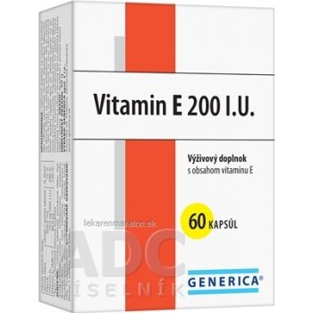 Generica Vitamin E 200 mg 60 kapsúl