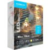 Modee Lighting LED dekorácia 10 LED 90cm snehuliak 2xAA batérie