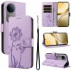 VSETKONAMOBIL ART DANDELION Peňaženkové puzdro pre Vivo V50 5G fialové 105608