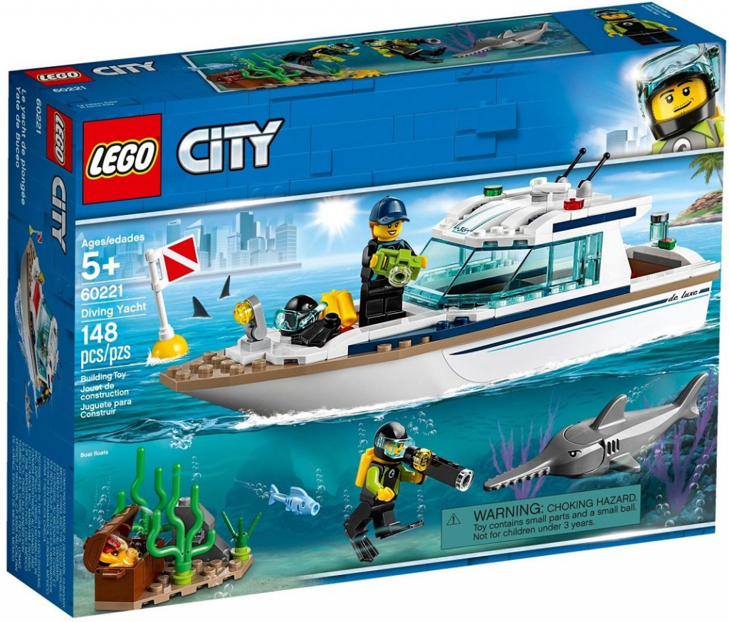 LEGO® City 60221 Potápačská jachta od 24,96 € - Heureka.sk