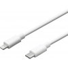 Mobilnet KAB-0199-TYP-LIGHT dátový USB-C/Lightning, 2A, 1m, bílý