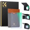 K&F Concept K&F Square Blue Streak Filter 4'' x 5.65'' Cinema Filter Compatible s Tilta Compatible s Small