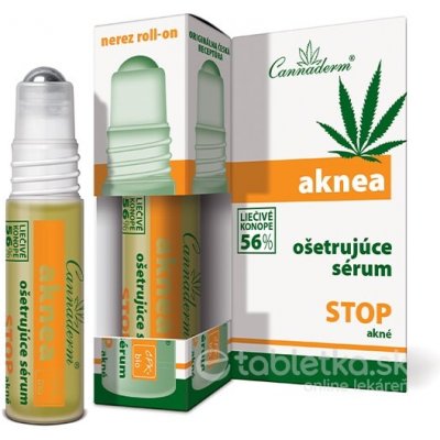 Cannaderm AKNEA ošetrujúce sérum na akné - roll-on 5 ml