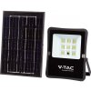 V-TAC LED solárny reflektor 2,3W so solárnym panelom 6W, 400lm, 5000mAh, 100° Farba svetla: Studená biela