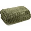 Eurofirany Deka KAYLA olivová Mikroplyš 130x160