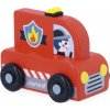 Janod Janod Cross roads Drevené auto na tlačenie Hasiči červené J05916