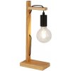 Retro a vintage svietidlo SearchLight WOODY 1LT TABLE LAMP EU95041-1BR