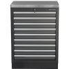 Dielenská skrinka s nerezovou pracovnou doskou | 9 šuplíkov | 680x465x950 mm Matabro SET-CA01065 SET-CA01065