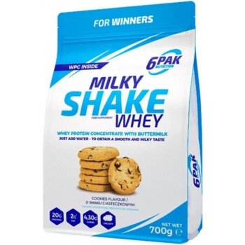 6PAK Milky Shake Whey 700 g