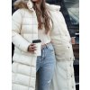 Dámska zimná prešívaná bunda CROMBILA biela šedá L DStreet 5904056559435
