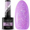 Claresa Brush Easy Gel Glitter Violet 5 g Fialový elastický brokátový gél