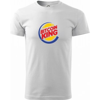 Bitcoin King pánske tričko biele