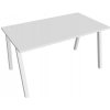 Hobis Pracovný stôl UNI A, 140x75,5x80 cm, biela/biela